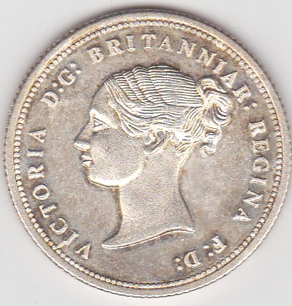 reina Victoria Regina (anverso)