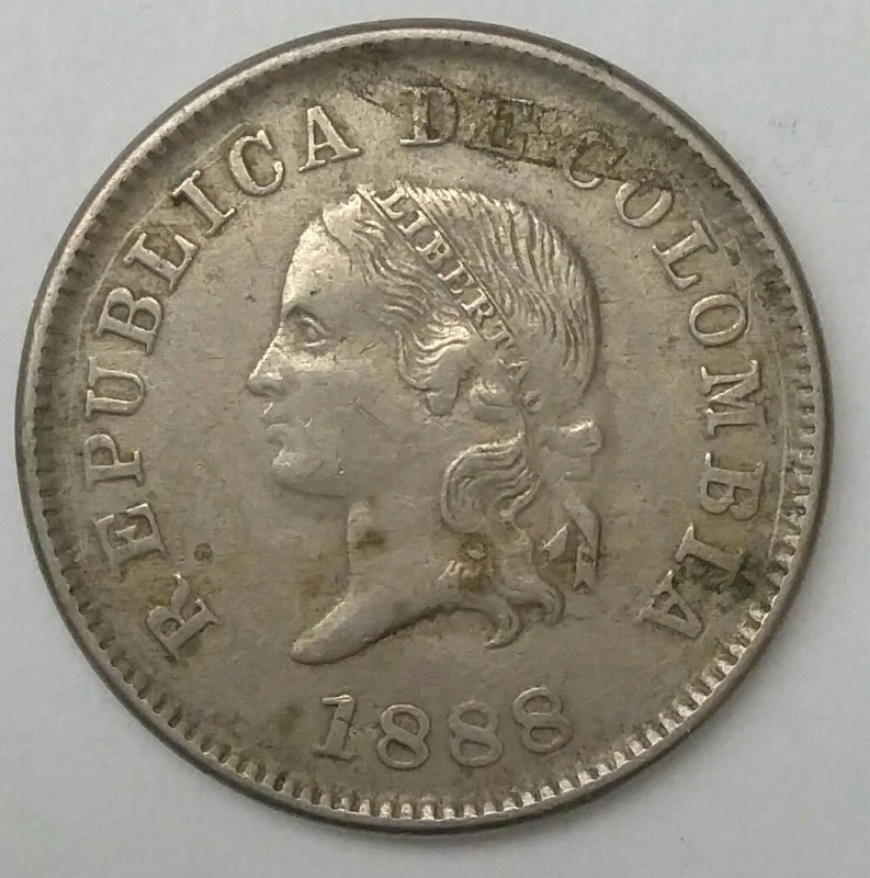 1888 - 5 centavos