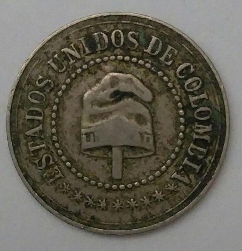 1886 - 2 2/5 centavo