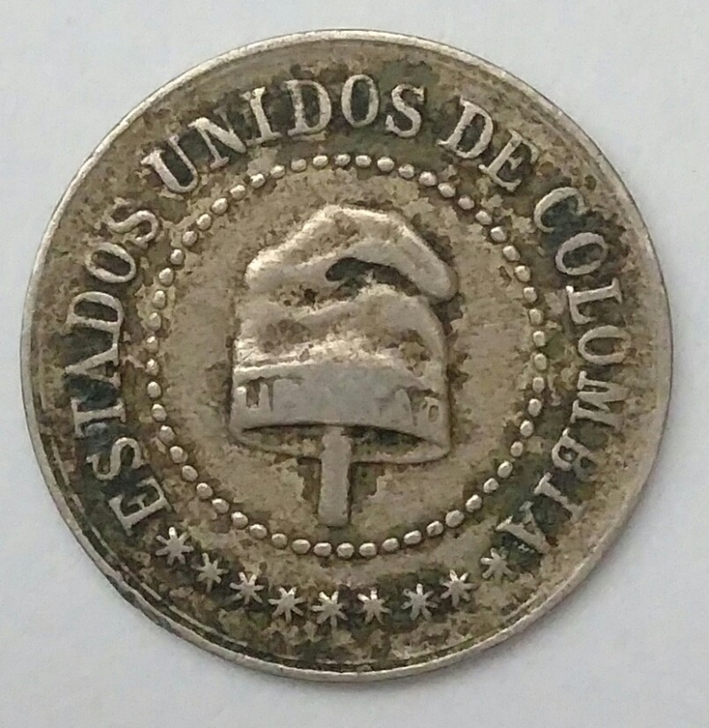 1886 - 2 2/5 centavo
