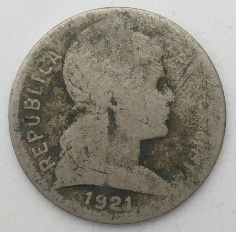1921- 2 centavos