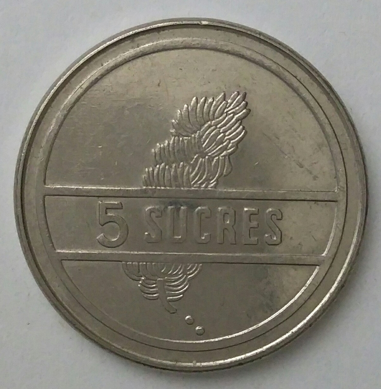 1991 - 5 sucres