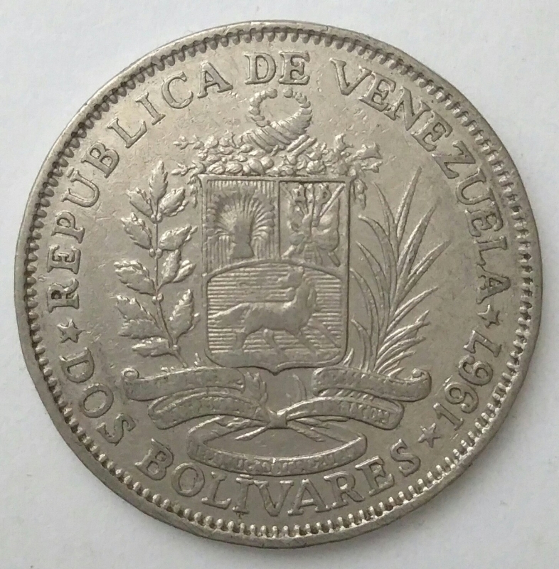 1967 -2 bolivares