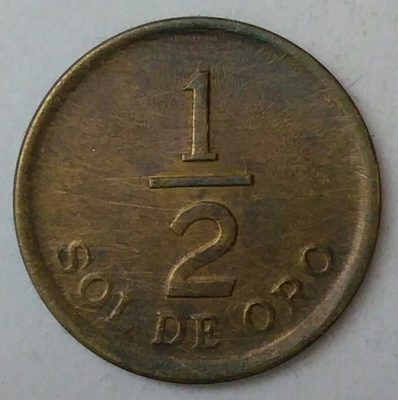 1976 - 1/2 sol de oro