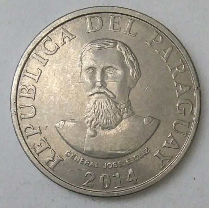 2014 - 100 guarani