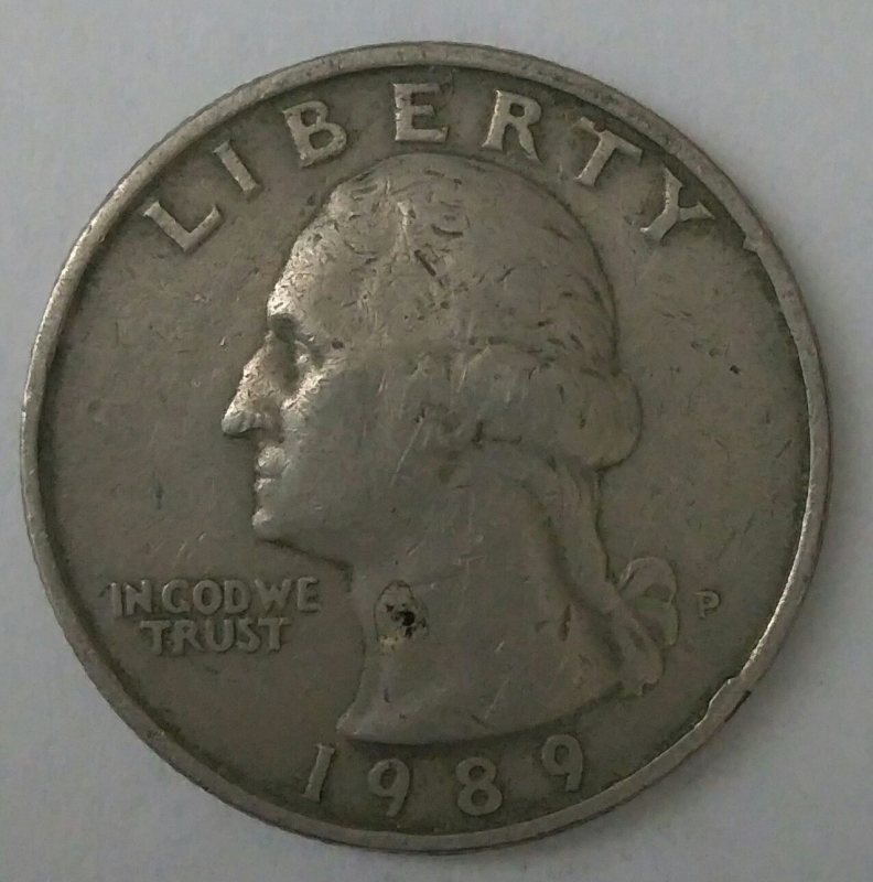 1989 -quarter dollar