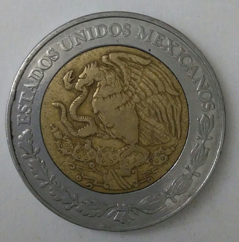 2005 anverso 5 pesos
