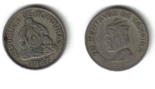 20 Centavos de Lempira