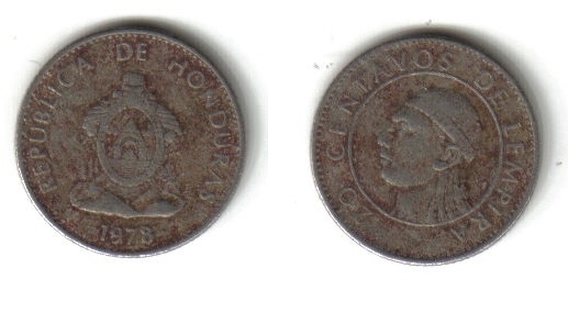 20 Centavos de Lempira