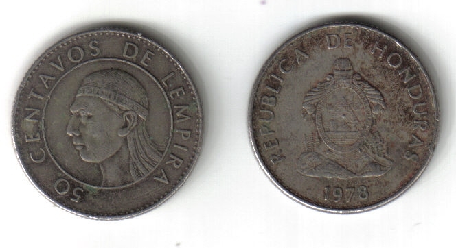 50 centavos de Lempira