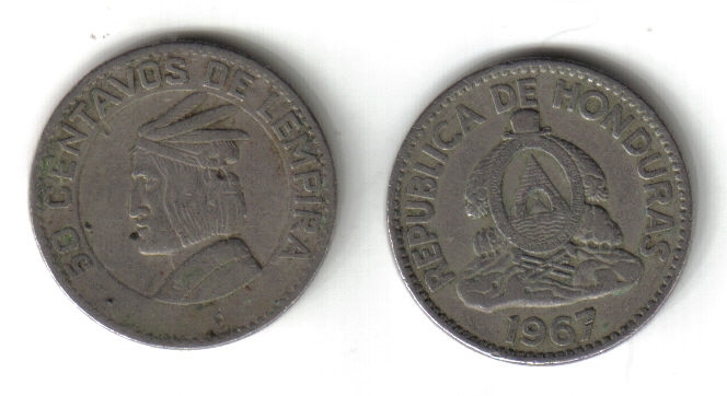 50 centavos de Lempira