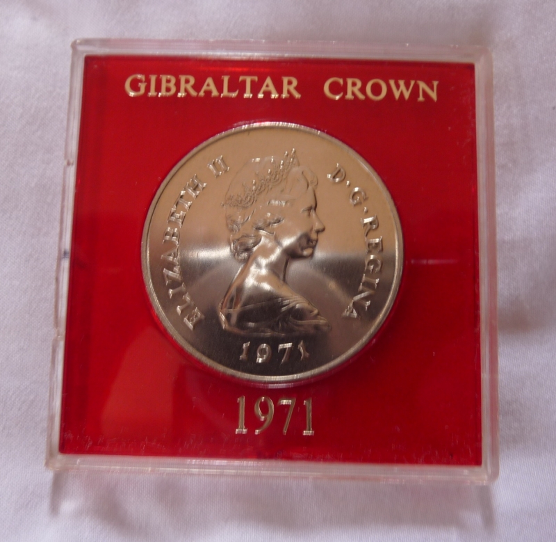 25 New Pence - Elizabeth II D�G�REGINA  Gibraltar 1971