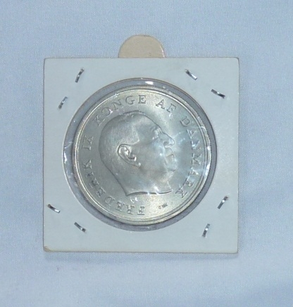 10 Kroner SILVER Crown Coin, Princess Margaret & Prince Henrik  1967 Denmark