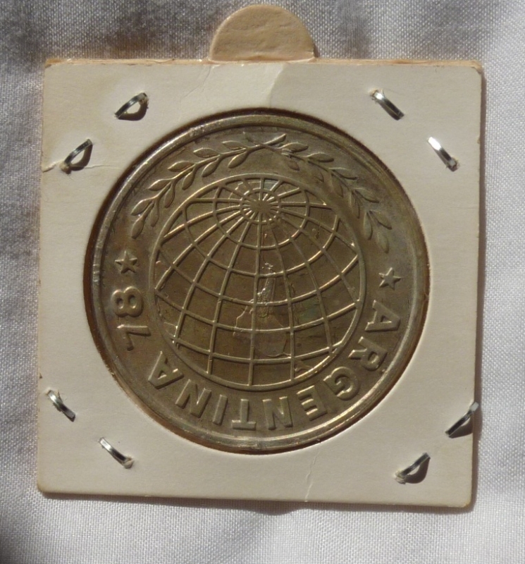 3000 Pesos Argentina  1977  World Football Championship