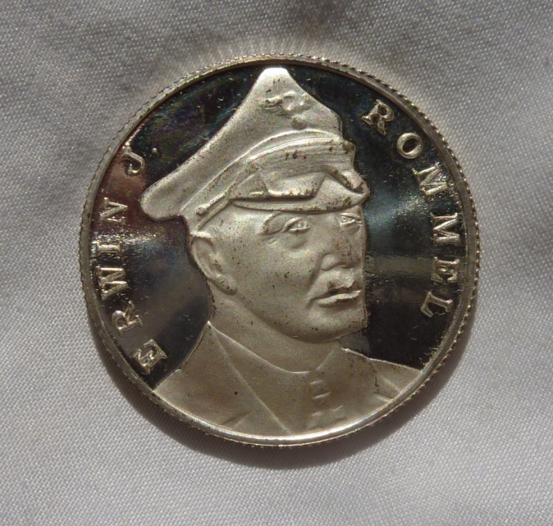 ERWIN J.ROMMEL ALEMANIA WWII 1939-1945 GERMANY MEDAL AFRIKAKORPS 
