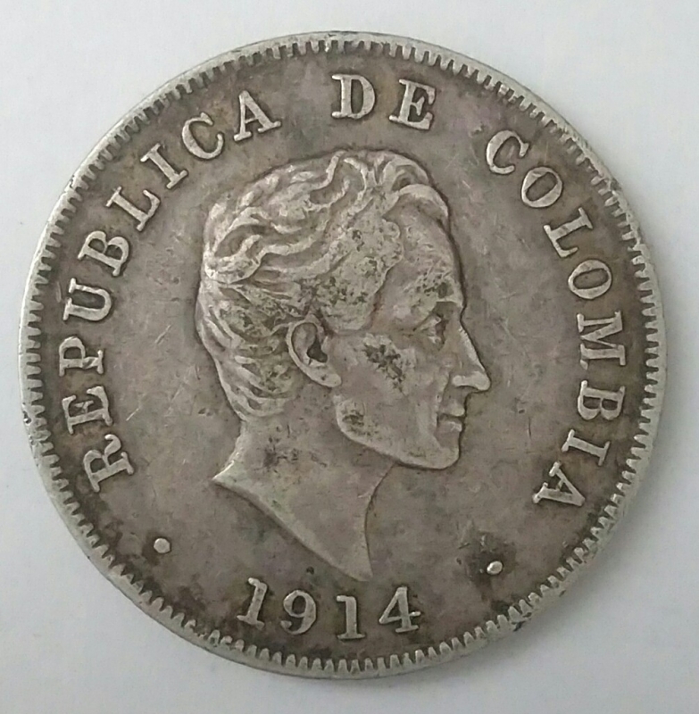1914 plata 50 centavos
