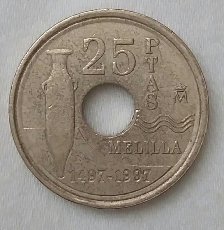 1997 - 25 pesetas