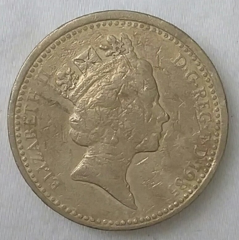 1985 one pound