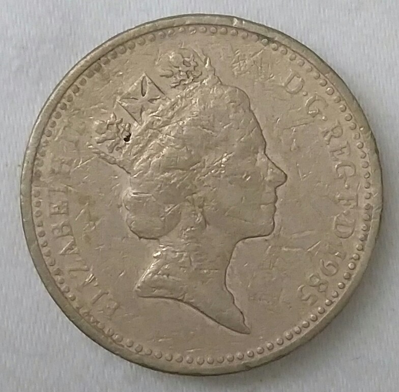 1985 one pound