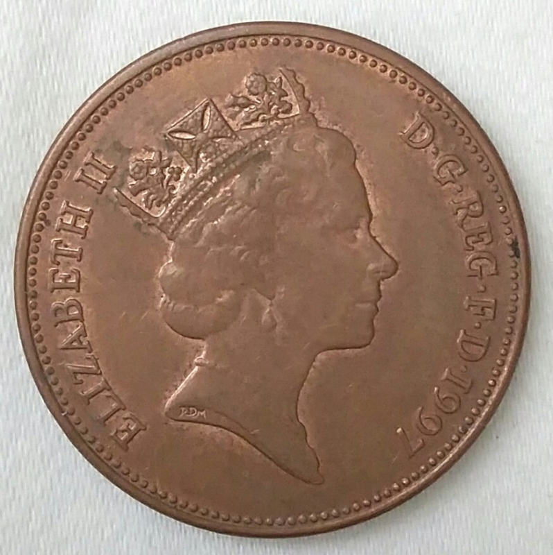 1997 two pence