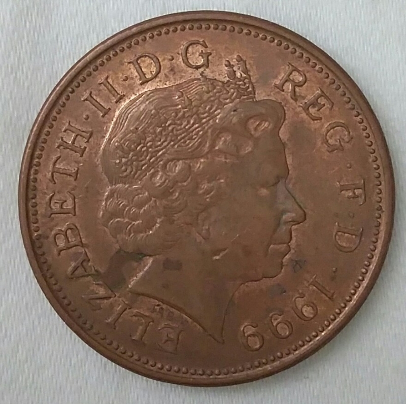 1999 two pence