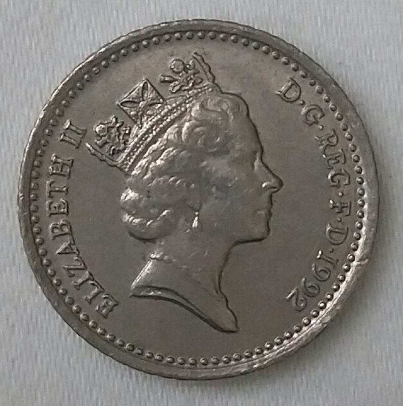 1992 five pence