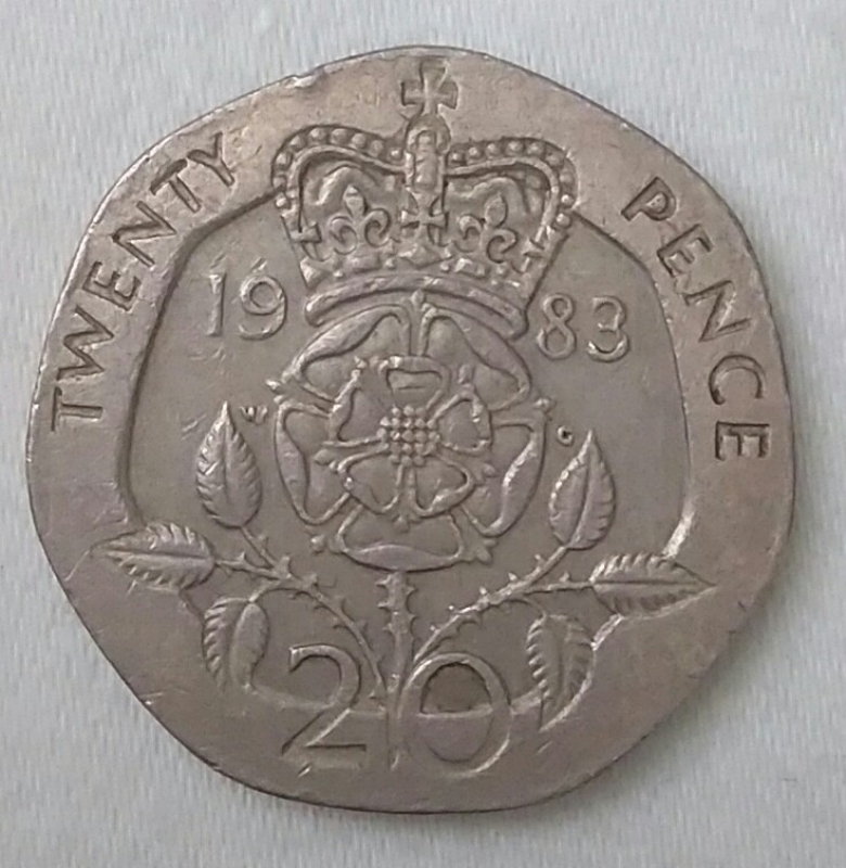 1983 twenty pence