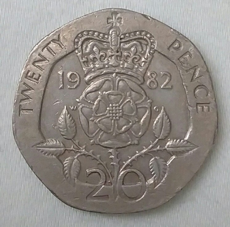 1982 twenty pence