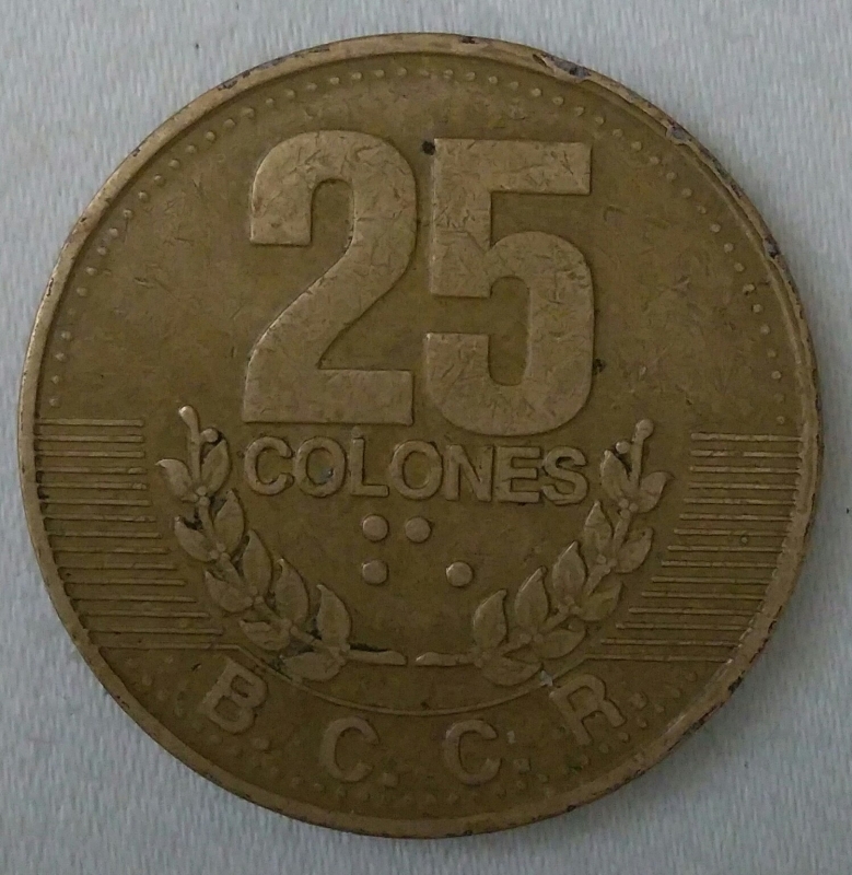 1995 - 25 colones