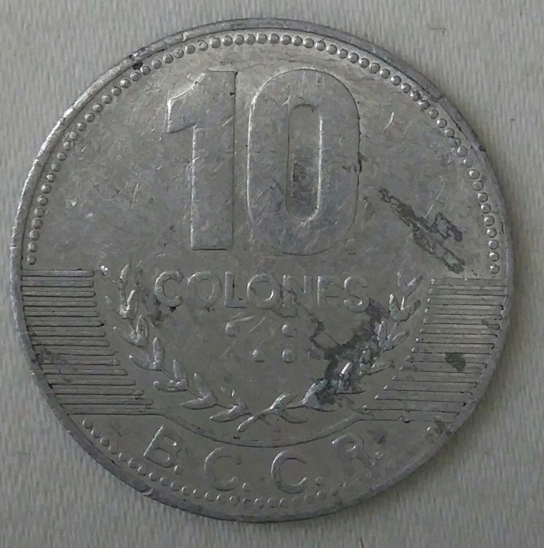 2005 - 10 colones