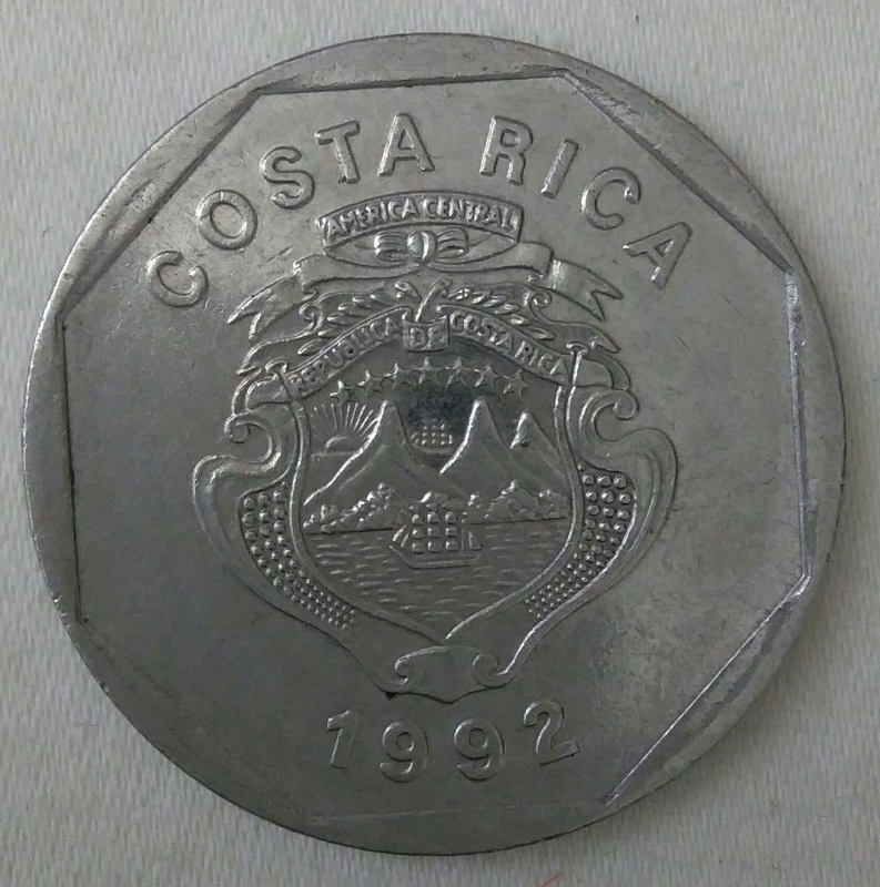 1992 - 10 colones