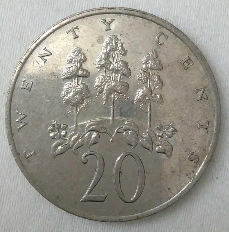 1987 - 20 cents