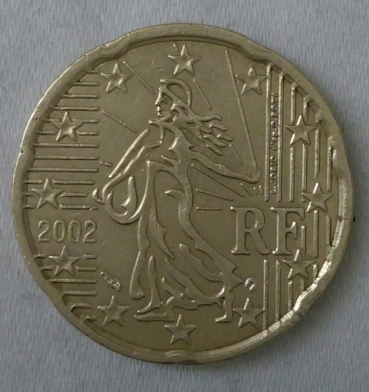 2002 - 20 centavos euro