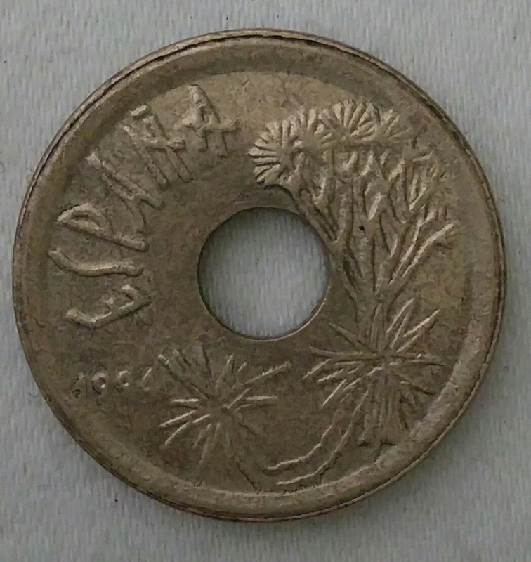 1994- 25 pesetas 