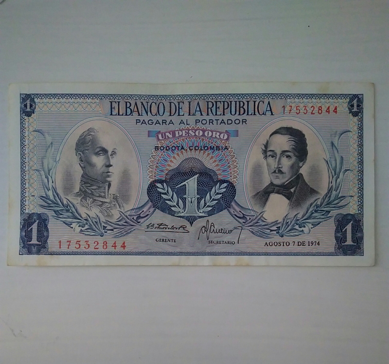 1974 - 1 peso