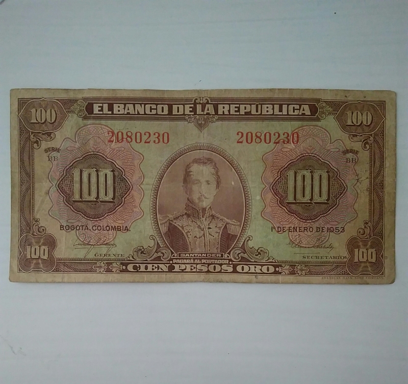 1953 - 100 pesos