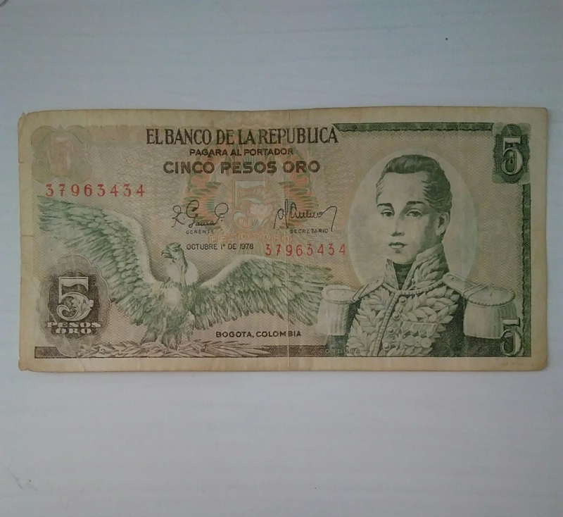 1978 - 5 pesos