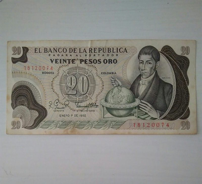 1982 - 20 pesos
