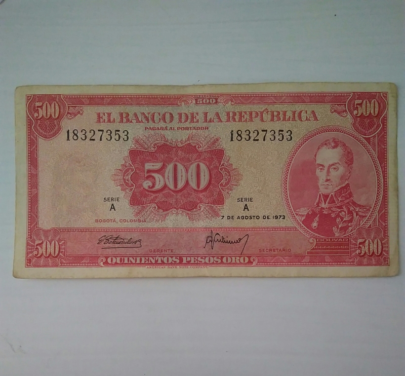 1973 - 500 pesos