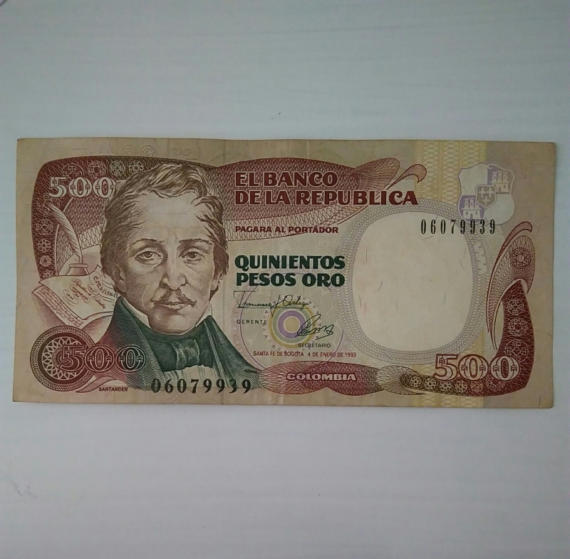 1993 - 500 pesos
