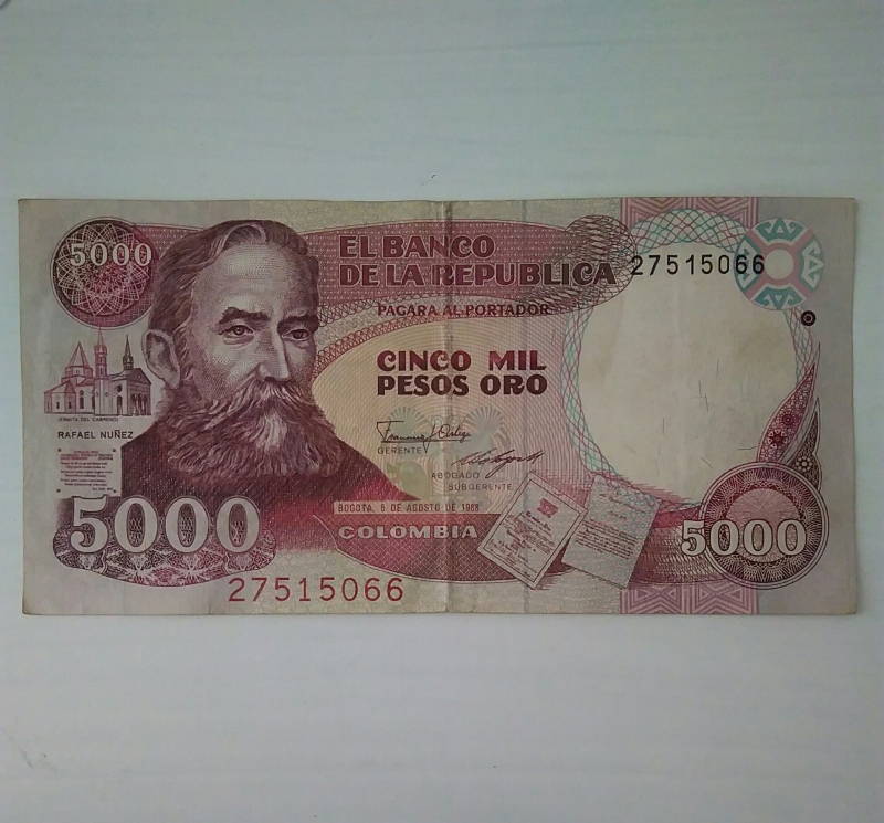 1988 - 5000 pesos