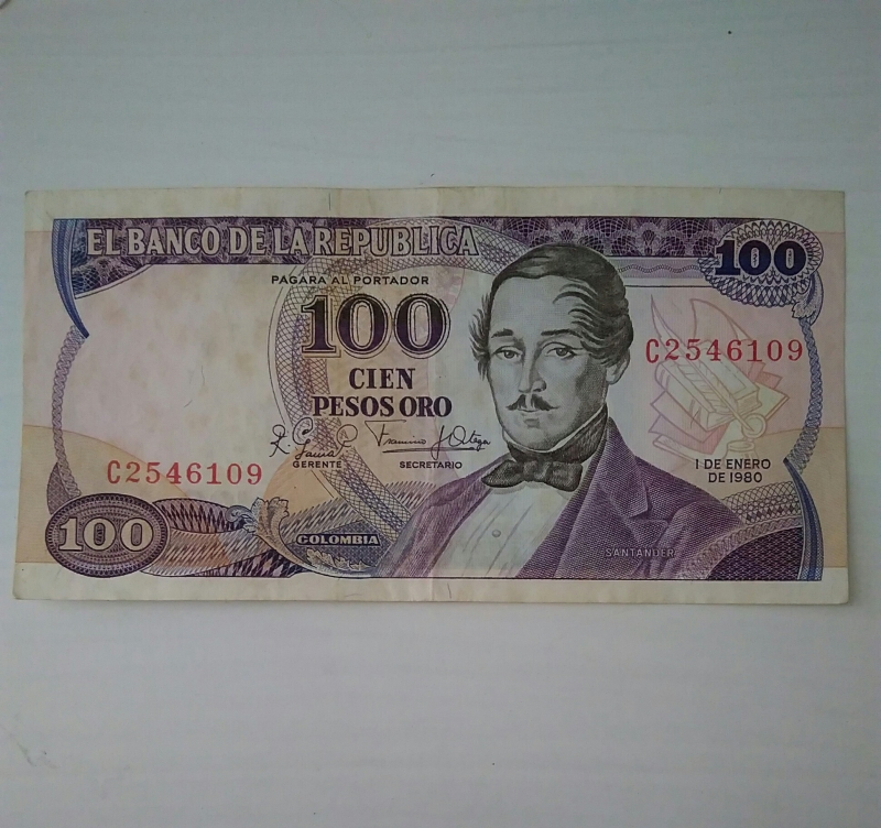 1980 - 100 pesos