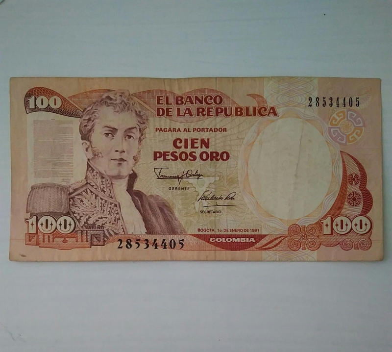 1991 - 100 pesos