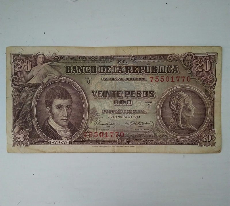 1965 - 20 pesos