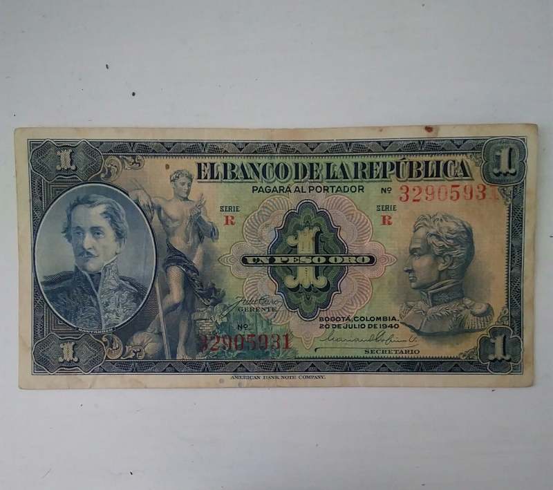 1940 - 1 peso
