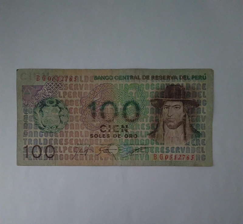 1976 - 100 soles oro