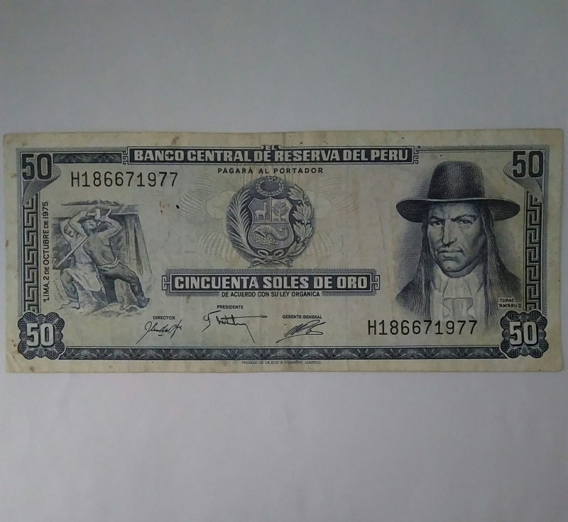 1975 - 50 soles oro