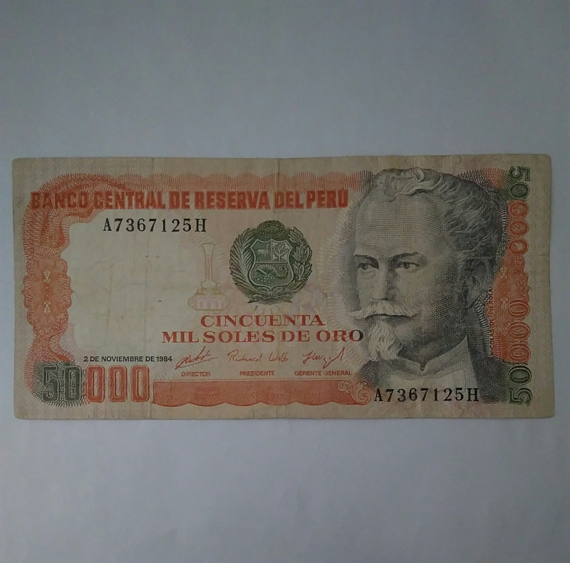1984 - 50.000 soles oro