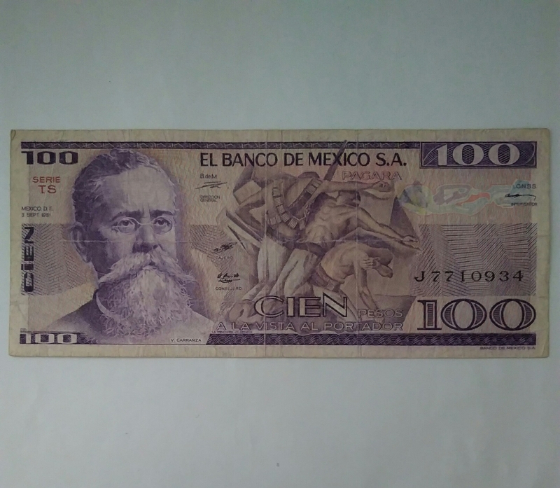 1981 - 100 pesos