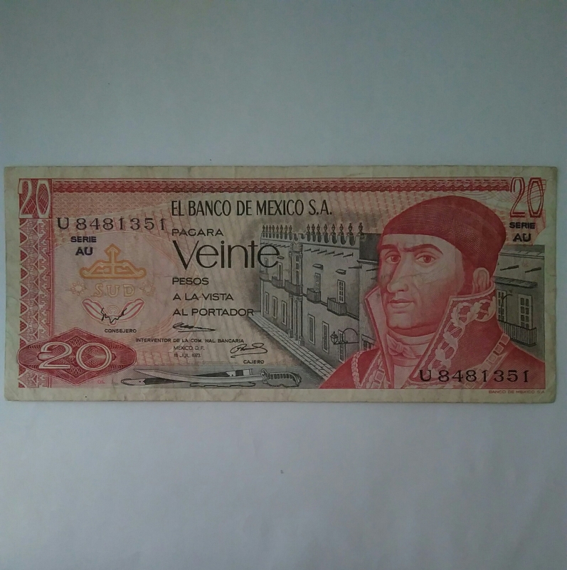 1973 - 20 pesos